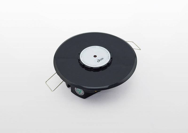 Deco Espial Round Recessed 4 Channel 6000W (4x1500W) Infrared Receiver Black, Cut Out: 83mm • D0157