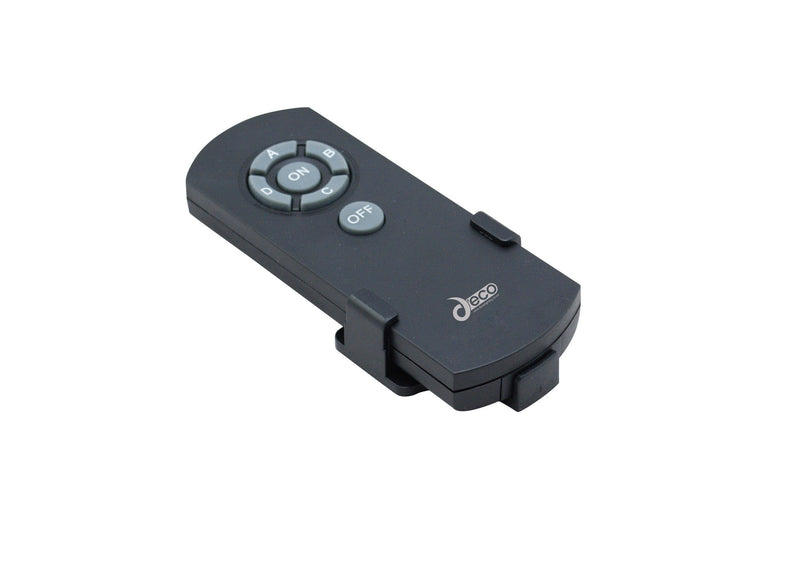 Deco Espial 4 Channel Infrared Remote Control Black • D0159