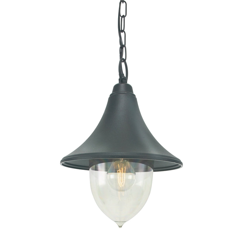 black outdoor wall light