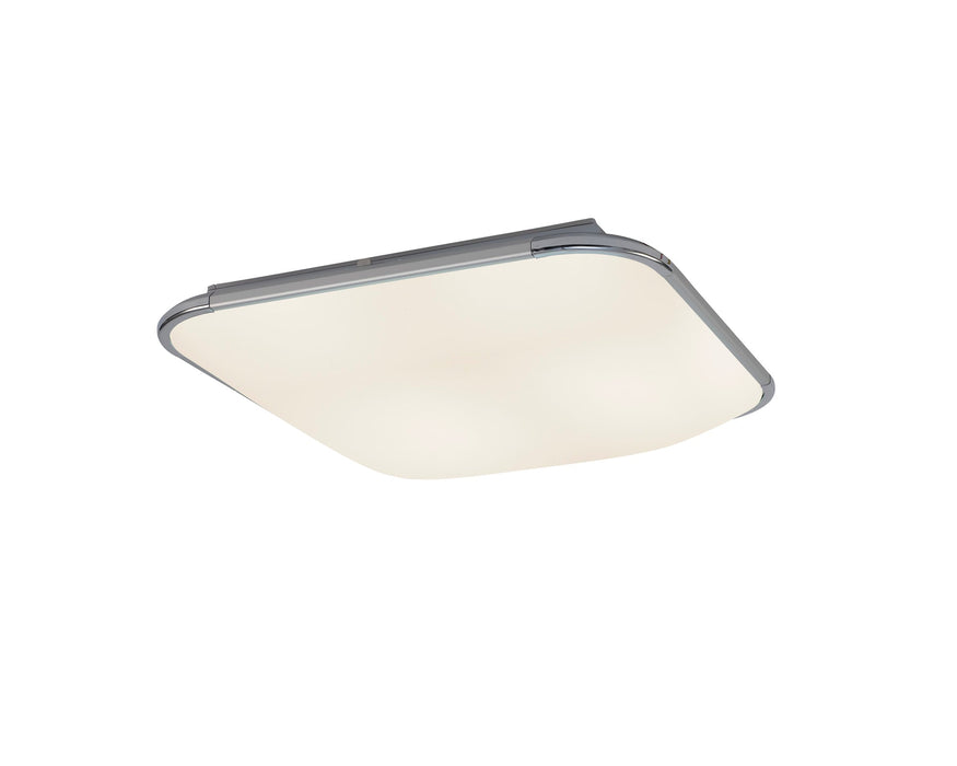Mantra Fusion M6249 Fase Ceiling Square 45cm, 24W LED, 4000K, 1400lm, White, Acrylic Diffuser, 3yrs Warranty • M6249