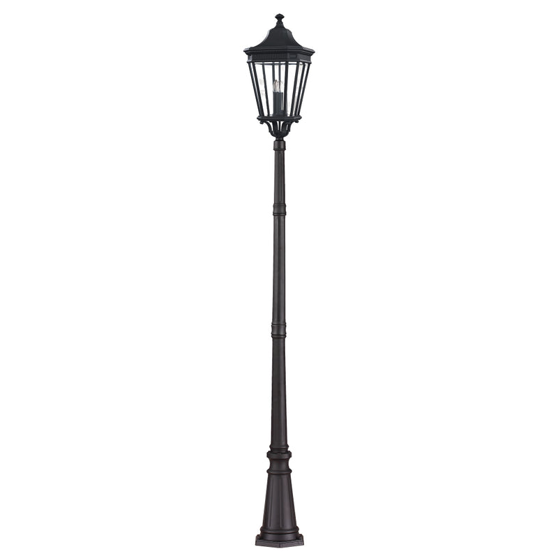 black outdoor wall light