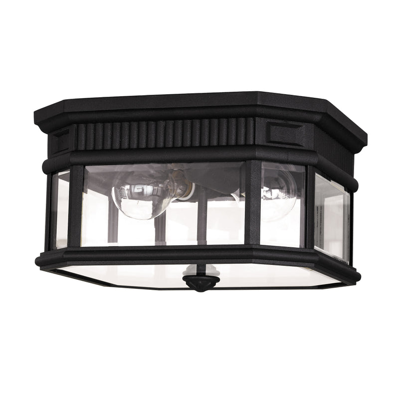 black outdoor wall light