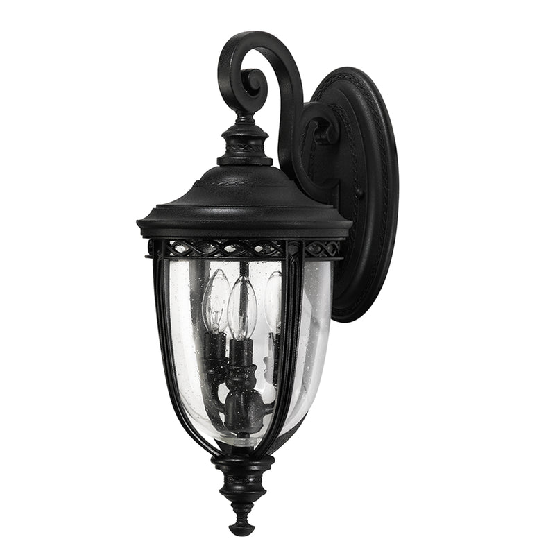 Elstead Lighting FE/EB2/MBLK English Bridle Black Medium Outdoor Wall Light