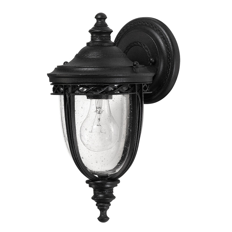 Elstead Lighting FE/EB2/SBLK English Bridle Black Small Outdoor Wall Light