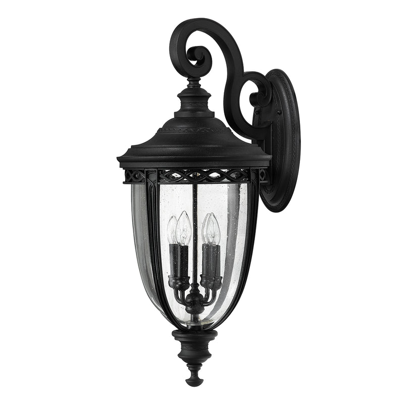 Elstead Lighting FE/EB2/XLBLK English Bridle Black X Large Outdoor Wall Light
