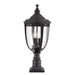 Elstead Lighting FE/EB3/LBLK English Bridle Black Large Outdoor Pedestal Lamp