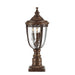 Elstead Lighting FE/EB3/MBRB English Bridle Bronze Medium Outdoor Pedestal Lamp