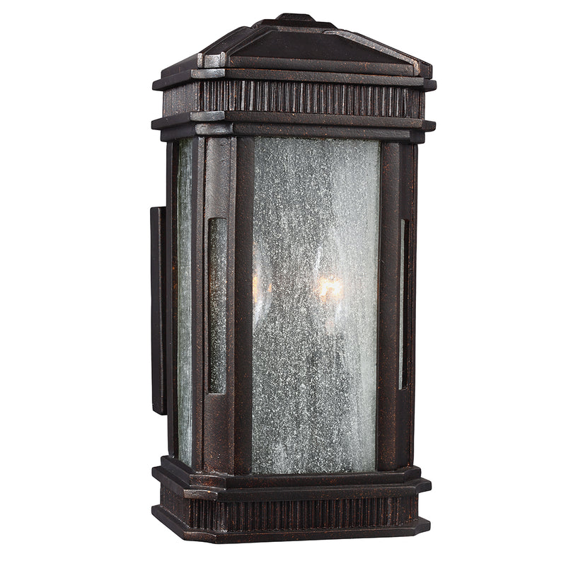 bronze outdoor wall light