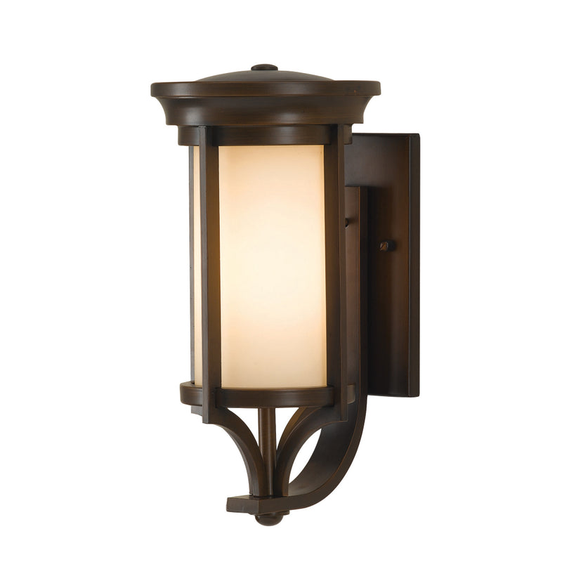 bronze outdoor wall light
