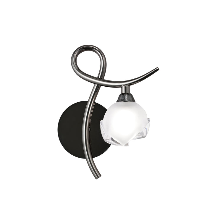 Mantra M0818BC/R/S Fragma Wall Lamp Right Switched 1 Light G9, Black Chrome • M0818BC/R/S