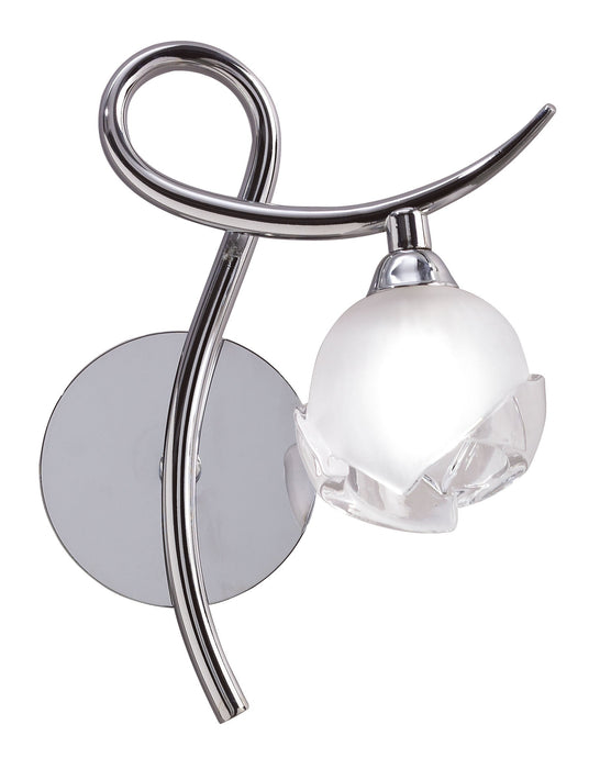 Mantra M0818/R/S Fragma Wall Lamp Right Switched 1 Light G9, Polished Chrome • M0818/R/S