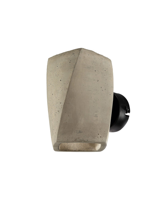 Mantra M5063 Ghery Wall Lamp 2 Light G9, Cement/Matt Black • M5063