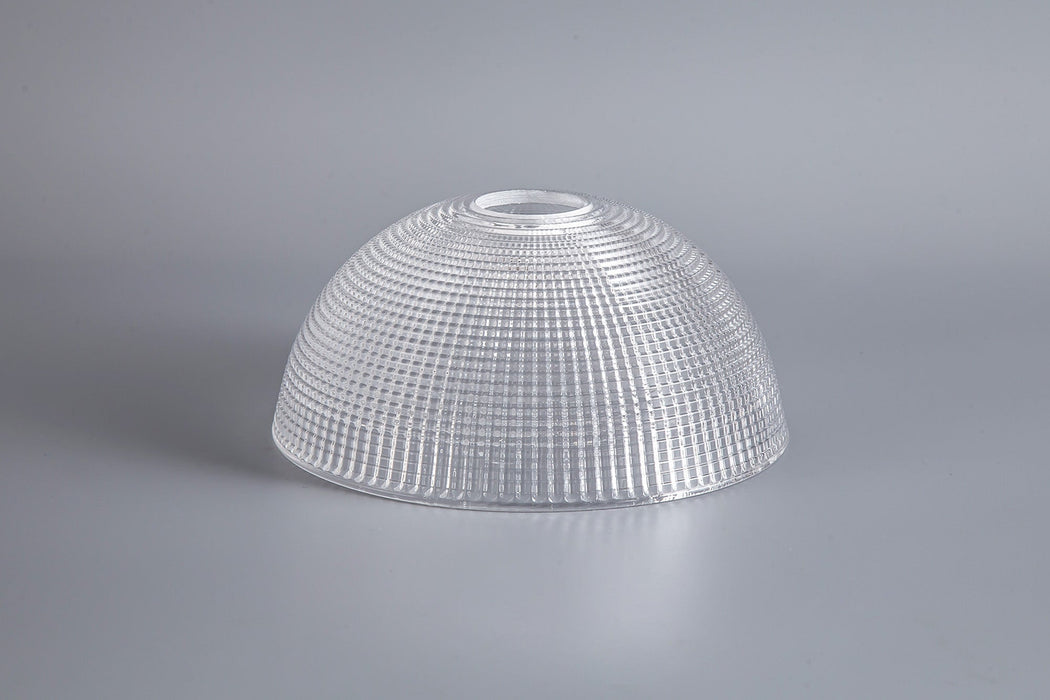 Deco Gilda Dome 20cm Clear Prismatic Effect Glass Lampshade • D0616