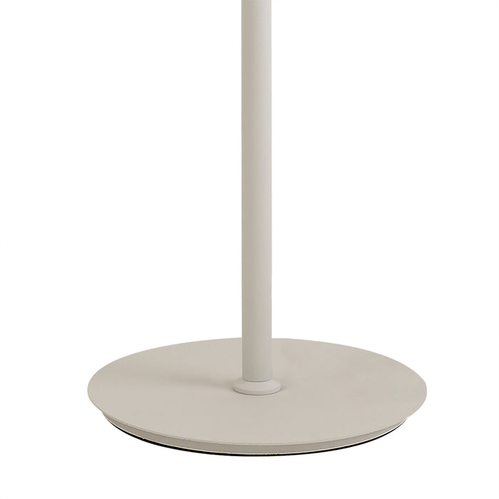 Regal Lighting SL-1800 3 Light Floor Lamp Satin White And Satin Nickel