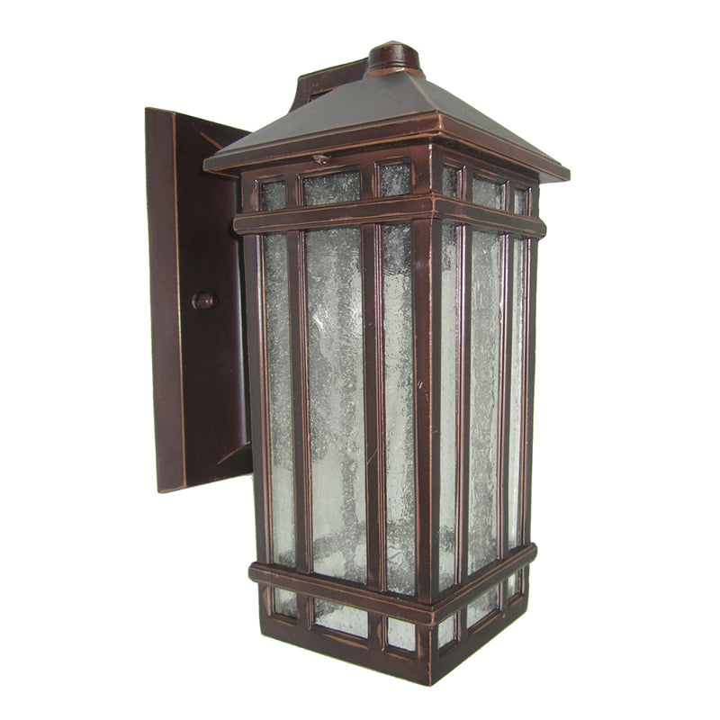 bronze outdoor wall light