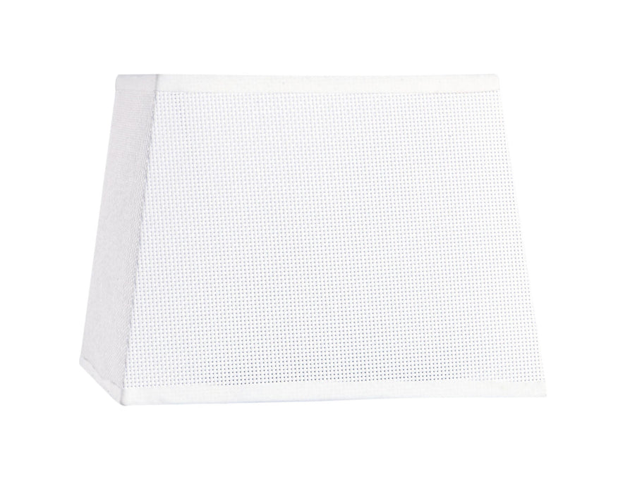 Mantra M5239 Habana White Square Shade 160/200 x 152mm, Suitable for Wall Lamps • M5239