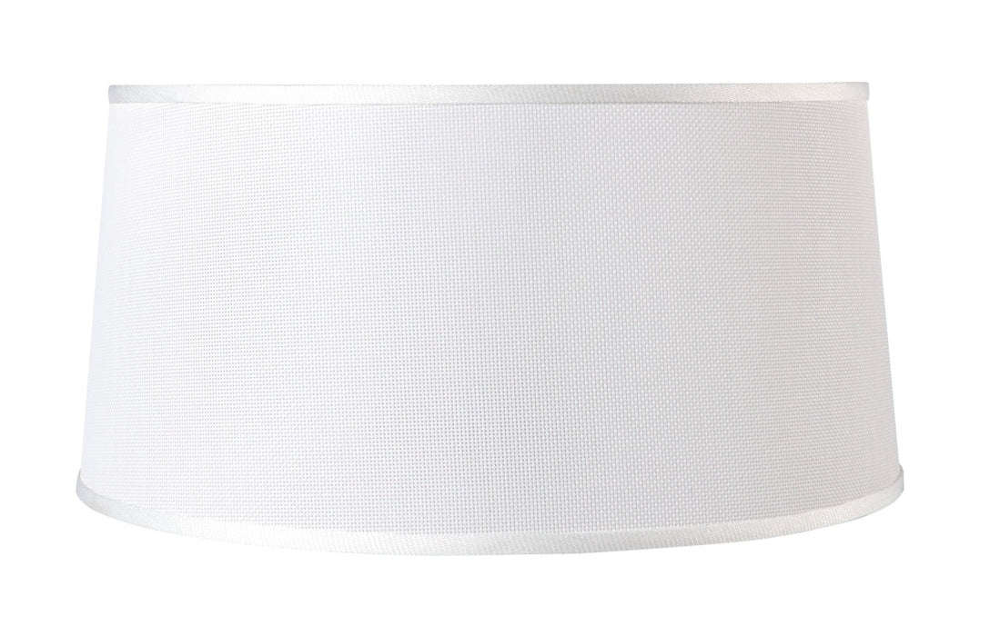 Mantra M5302 Habana White Round Shade 410/450mm x 215mm, Suitable for Pendant Lights • M5302