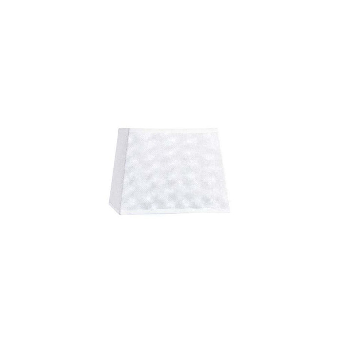 Mantra M5324 Habana White Square Shade 240/240x 165mm, Suitable for Table Lamps • M5324