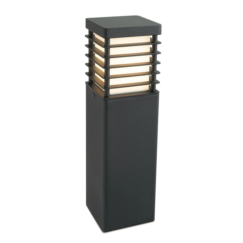 black bollard light