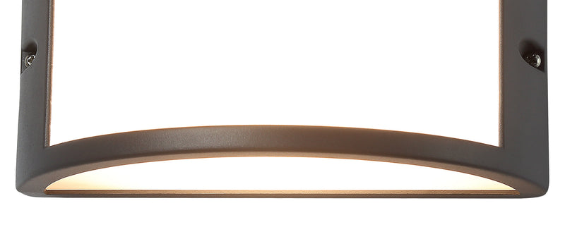 Deco Haysi Wall Lamp, 10W LED, 3000K, IP54, Anthracite, 3yrs Warranty • D0516