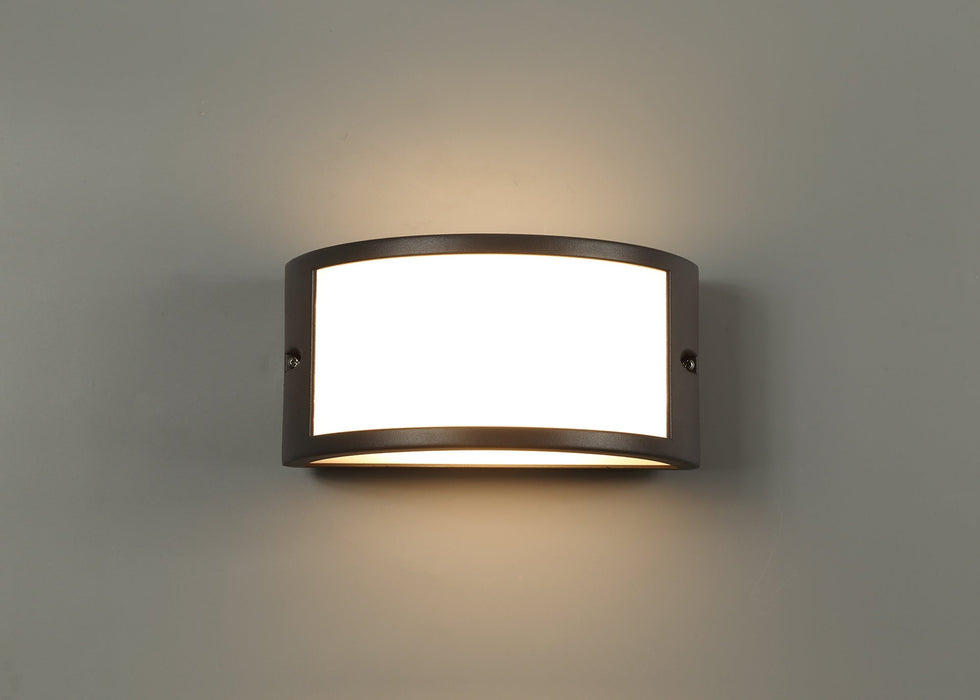 Deco Haysi Wall Lamp, 10W LED, 3000K, IP54, Anthracite, 3yrs Warranty • D0516