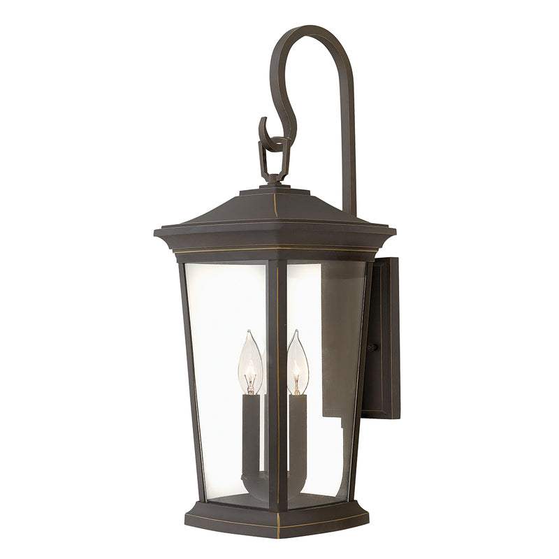 bronze outdoor wall light