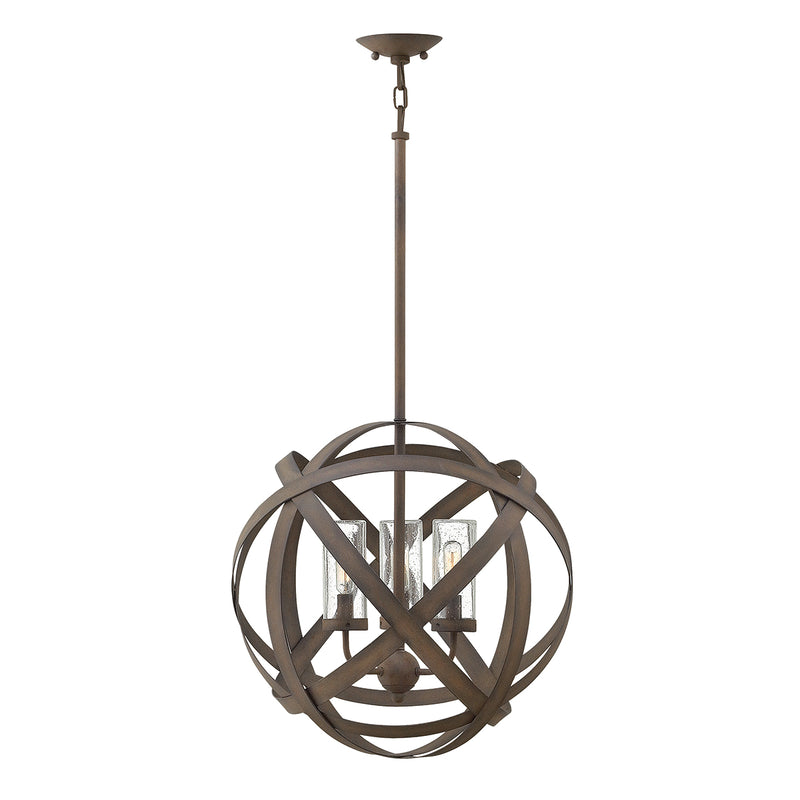 iron outdoor chandelier