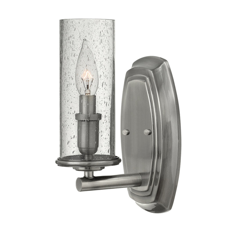Hinkley HK-DAKOTA1 Dakota Single Light Polished Antique Nickel Wall Light