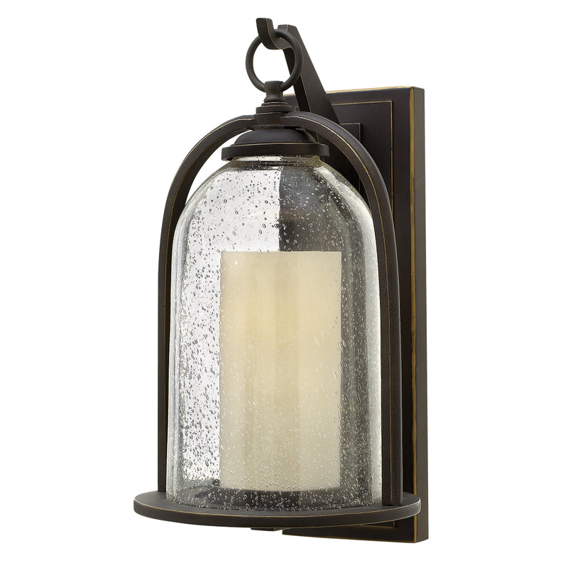 bronze outdoor wall light