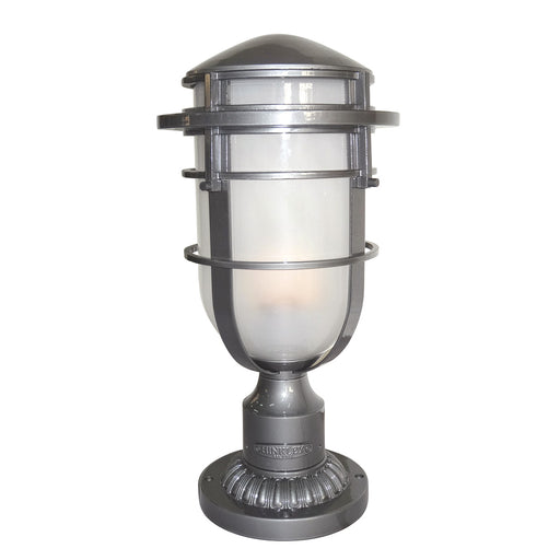 Elstead Lighting HK/REEF3HE Reef Hematite Outdoor Pedestal Lamp