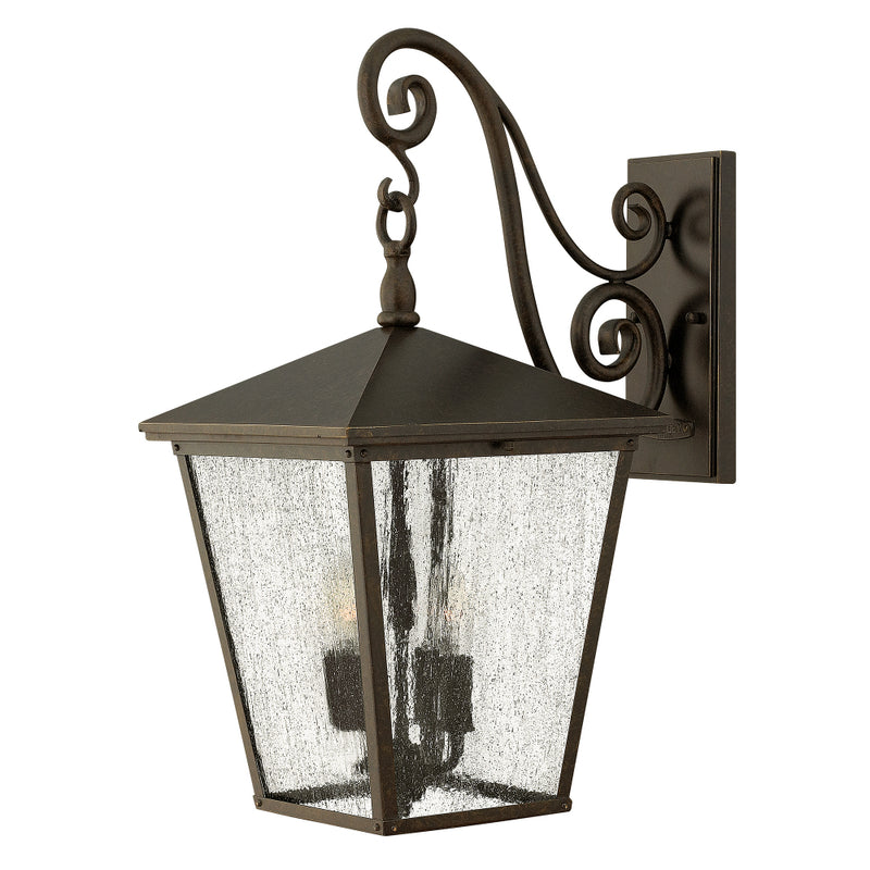 bronze outdoor wall light