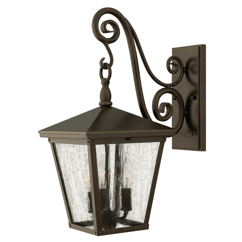 bronze outdoor wall light