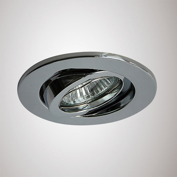 Deco Hudson GU10 Adjustable Downlight Polished Chrome (Lamp Not Included), Cut Out: 84mm • D0030