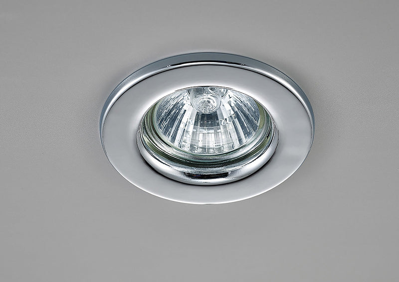 Deco Hudson GU10 Fixed Downlight Polished Chrome (Lamp Not Included), Cut Out: 60mm • D0036