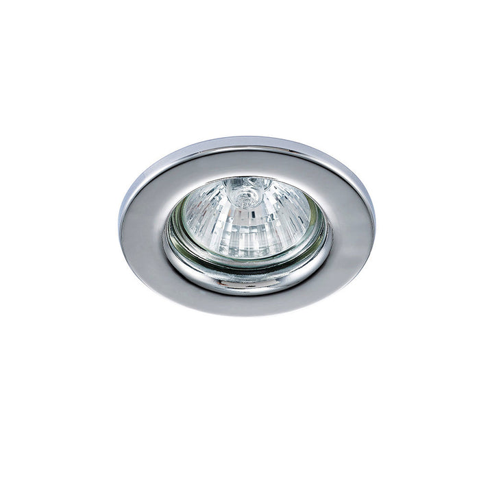Deco Hudson GU10 Fixed Downlight Polished Chrome (Lamp Not Included), Cut Out: 60mm • D0036