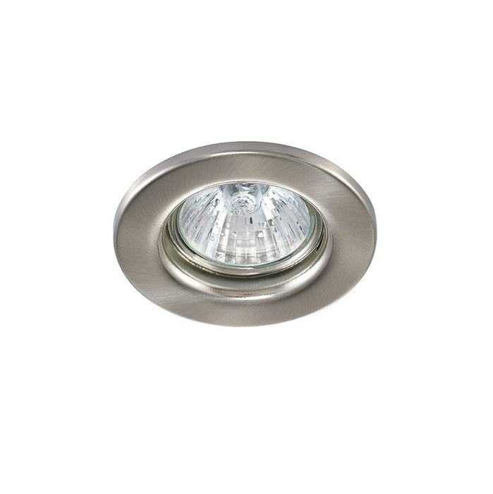 Deco Hudson GU10 Fixed Downlight Satin Nickel (Lamp Not Included), Cut Out: 60mm • D0037