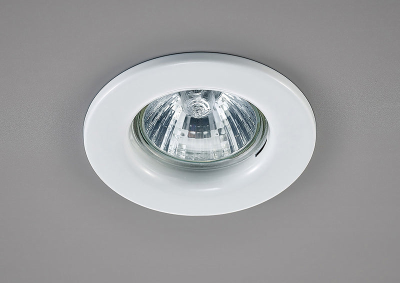 Deco Hudson GU10 Fixed Downlight White (Lamp Not Included), Cut Out: 60mm • D0041
