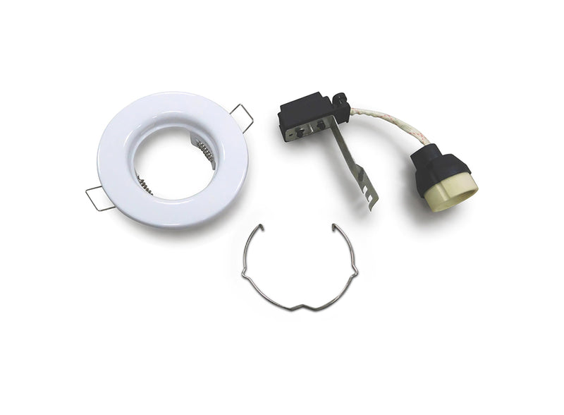 Deco Hudson GU10 Fixed Downlight White (Lamp Not Included), Cut Out: 60mm • D0041