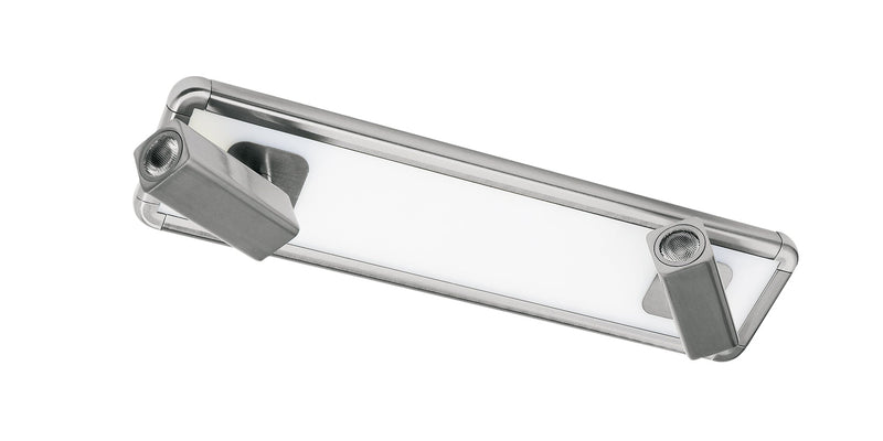 Mantra M5254 Ibiza Ceiling, Wall 2 Head With Backlit Light 20W LED Satin Nickel 4000K, 1500lm,, 3yrs Warranty • M5254