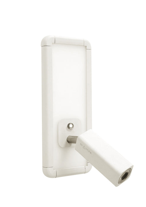 Mantra M5257 Ibiza Wall Lamp Single Head With Backlit Light 10W LED White 4000K, 700lm,, 3yrs Warranty • M5257