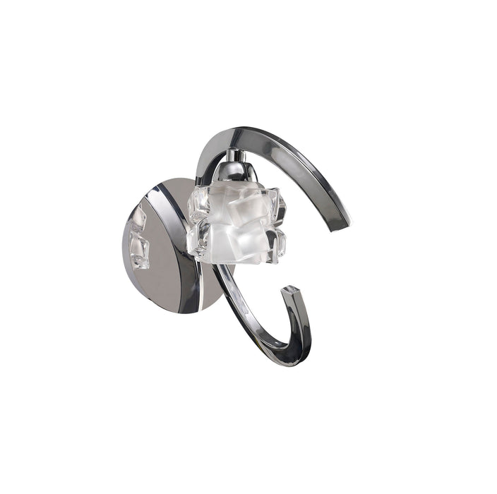 Mantra M1845/S Ice Wall Lamp Switched 1 Light G9 ECO, Polished Chrome • M1845/S