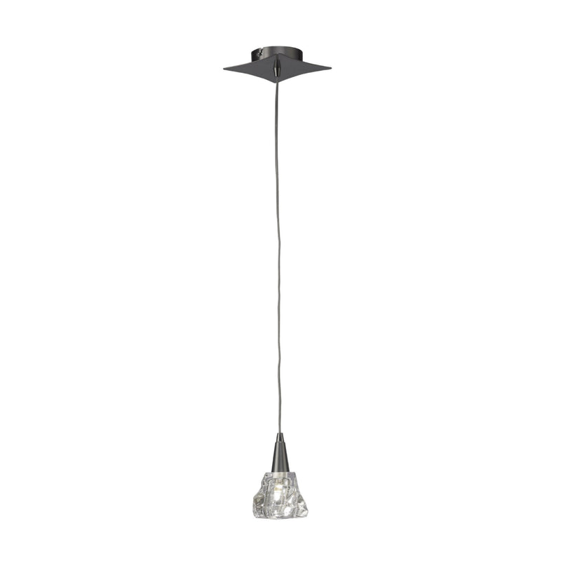Mantra M3754 Iku Pendant 1 Light G9, Satin Nickel • M3754