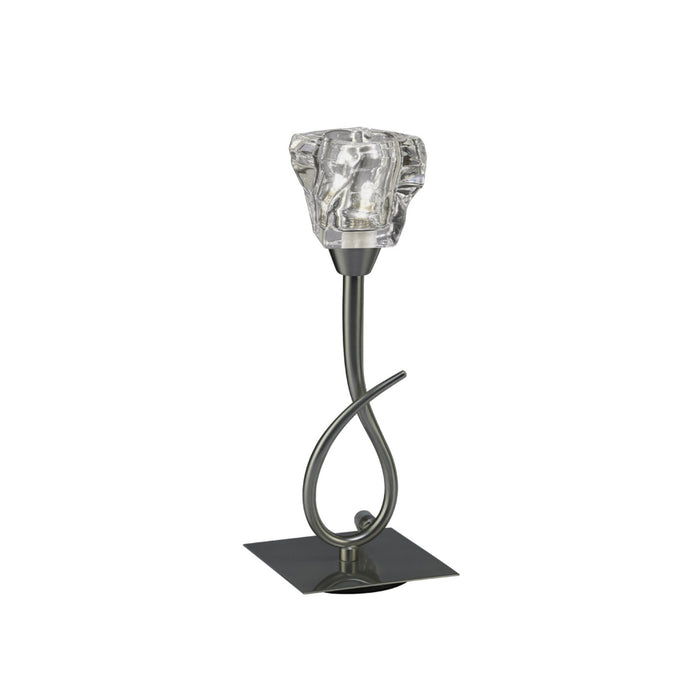 Mantra M3757 Iku Table Lamp 1 Light G9, Satin Nickel • M3757