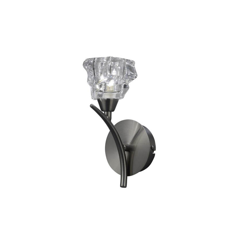 Mantra M3759/S Iku Wall Lamp Switched 1 Light G9, Satin Nickel • M3759/S