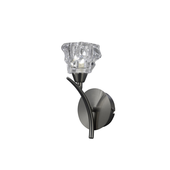 Mantra M3759/S Iku Wall Lamp Switched 1 Light G9, Satin Nickel • M3759/S