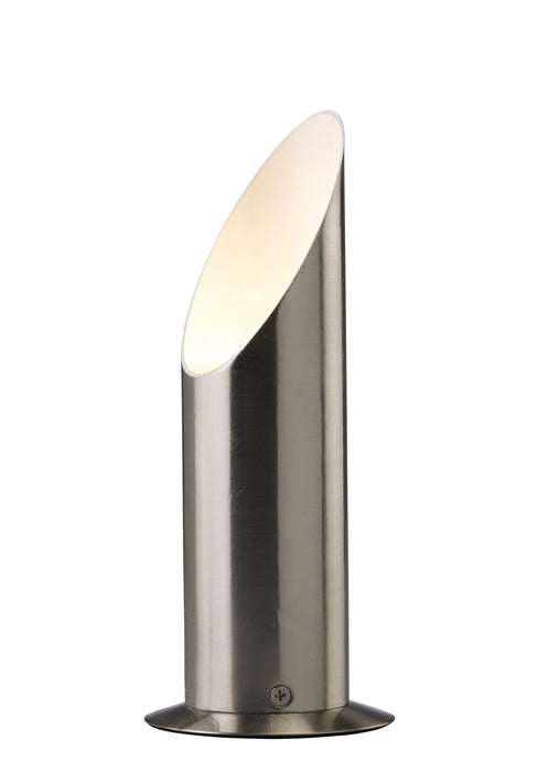 Deco Indio Uplighter With Inline Switch 1 Light GU10 Satin Nickel • D0006