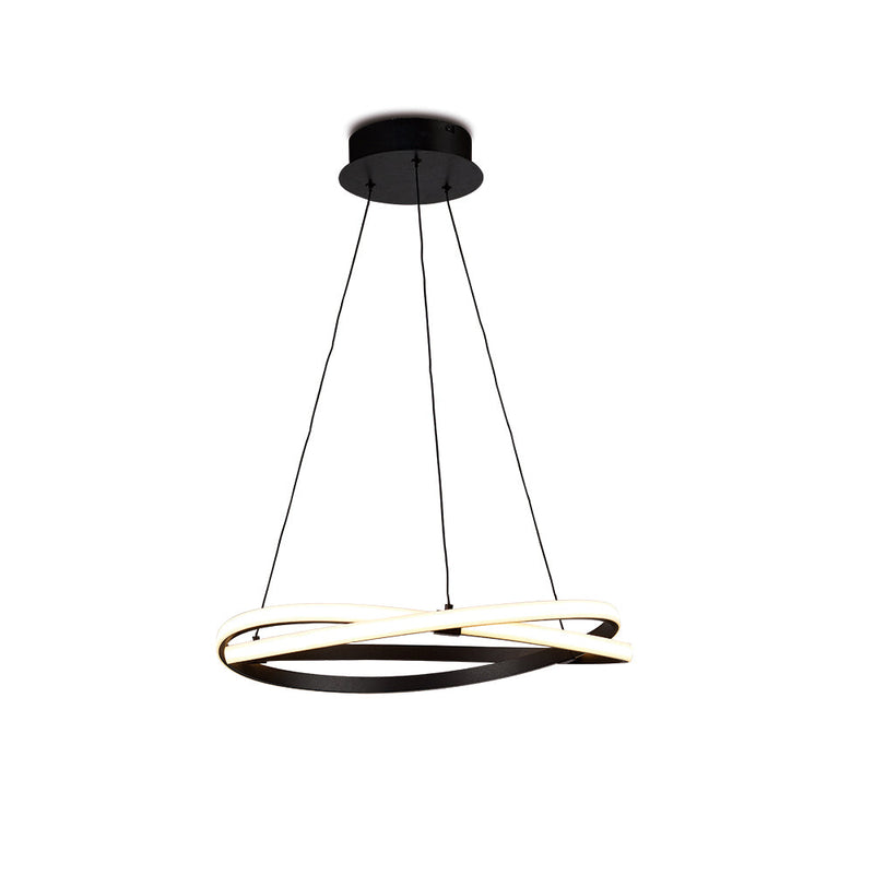 Mantra M5810 Infinity Brown Oxide Pendant 42W LED 2800K, 3400lm, Brown Oxide/White Acrylic, 3yrs Warranty • M5810