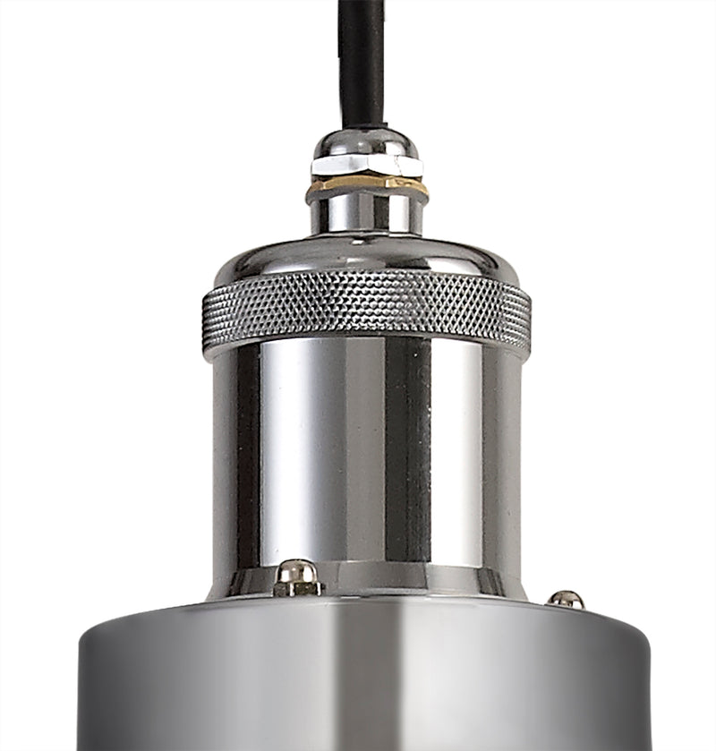 Regal Lighting SL-1602 1 Light Outdoor Ceiling Pendant Titanium Silver & Polished Chrome IP65