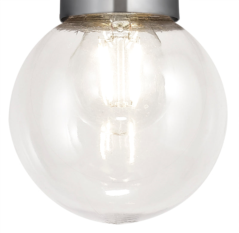 Regal Lighting SL-1602 1 Light Outdoor Ceiling Pendant Titanium Silver & Polished Chrome IP65