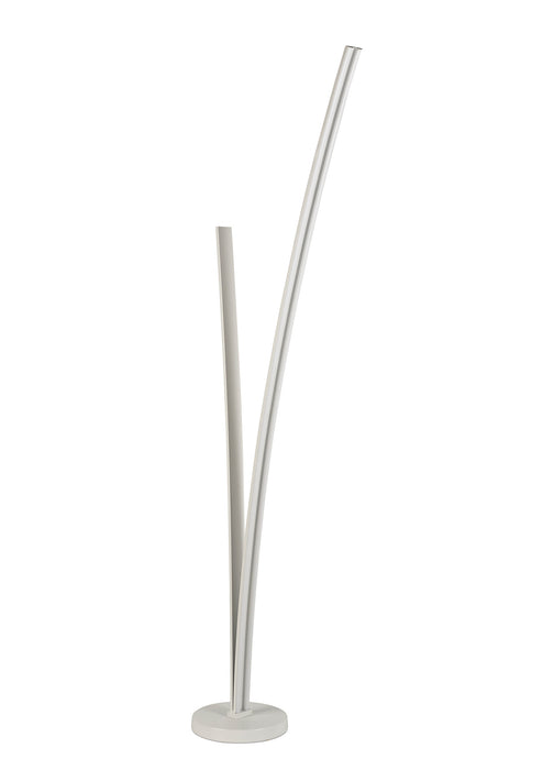 Regal Lighting SL-1889 2 Light LED Floor Lamp White